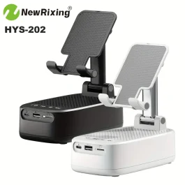 NewRixing 6W Wireless Speaker with Phone Holder